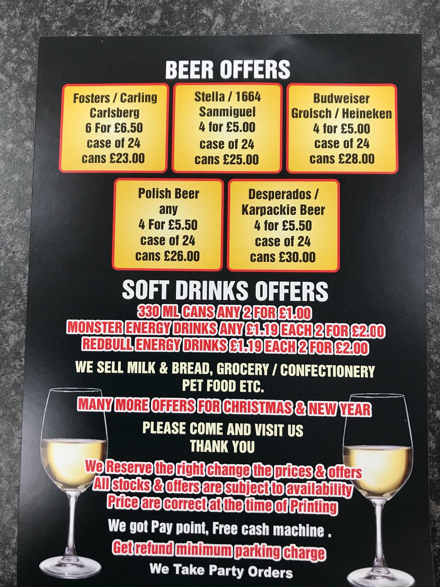 WineshopB's tweet photo. Hi all it’s time for weekend.. and getting ready for Christmas..@ so r u ready ## wine shop ready at billingshurts. Special offer started # https://t.co/Bk34cDrDJB