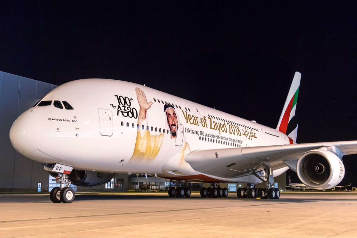 Emirates, 100. A380'i filosuna kattı 3 Mayıs 2024