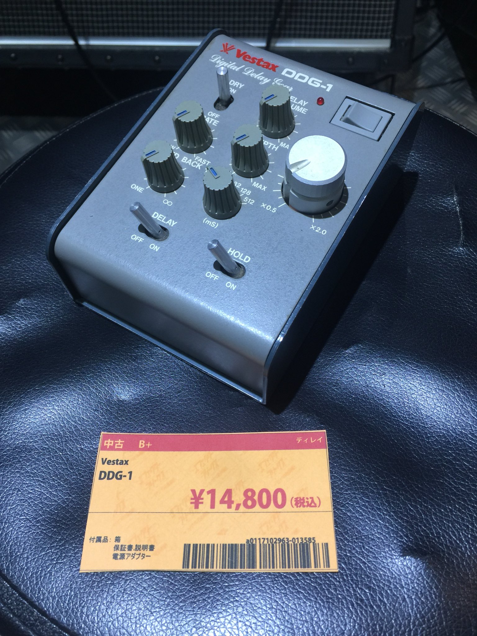 vestax DDG-1   デジタルディレイ　エフェクター vestax DDG-1 デジタルディレイ エフェクター