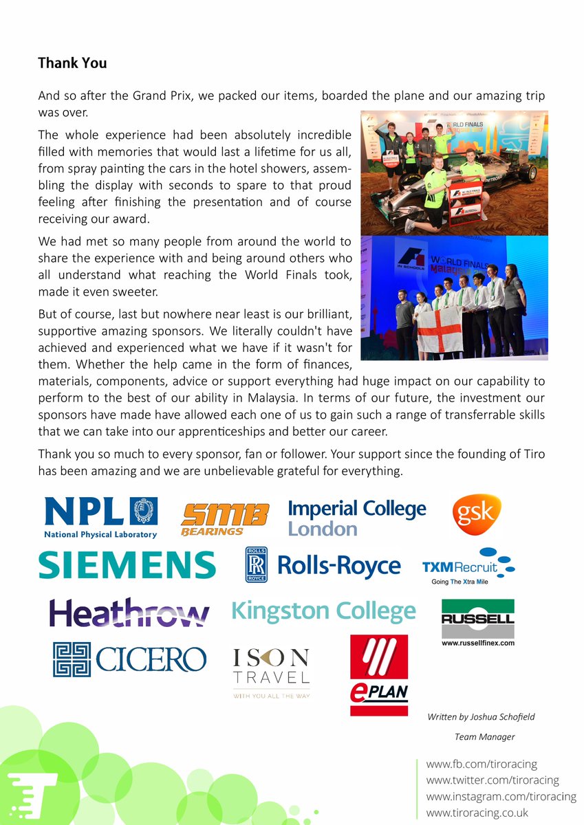 (Part 3) #F1SWF <a href="/F1inSchoolsHQ/">STEMRacingHQ</a> @f1inschoolsUK #roadtoMalaysia