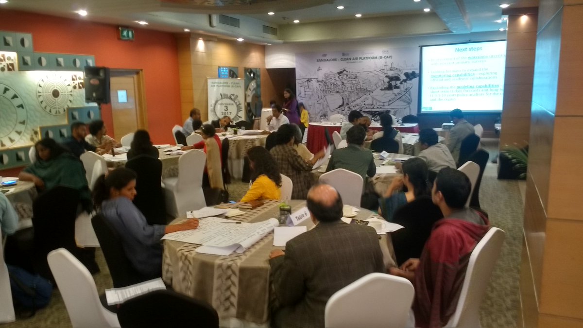 CSTEP_India's tweet photo. #RoundtableMeet #Airpollution #Bengaluru - Clean Air Platform #CSTEP #APPI #OakFoundation https://t.co/J3abgM5vlO