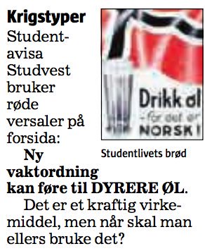 AdrianBrudvik's tweet photo. Av Studvest-siteringer, er denne fra @Klassekampen  utvilsomt den jeg er mest fornøyd med. https://t.co/y9rMhPABUP