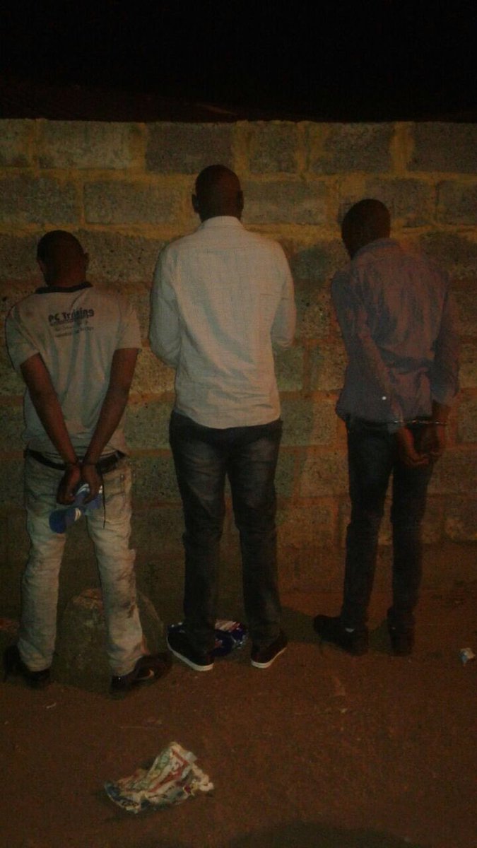 JoburgMPD's tweet photo. Another three caught with possession of firearms we are not playing we will not tolerate any criminality in our City https://t.co/6wtjFYEUgI