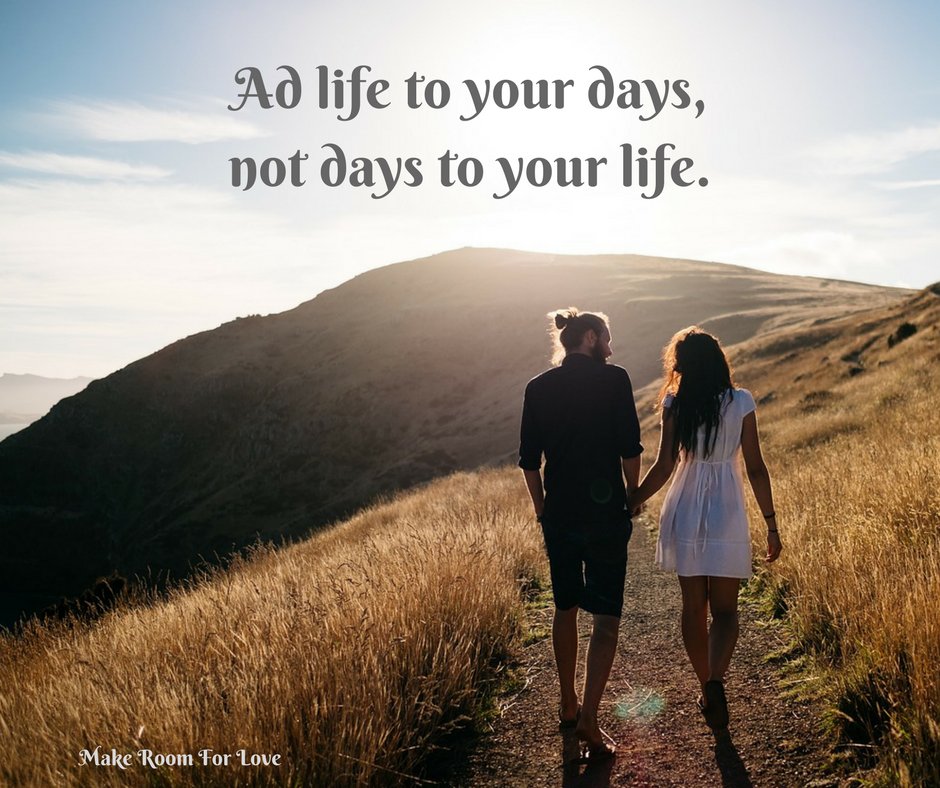 Room4Love's tweet photo. Ad #life to your #days ,not days to your life! Make every single #day #count &amp; fill it with #love &amp; things you #like , be with #good #people https://t.co/HE0CXY4ikV