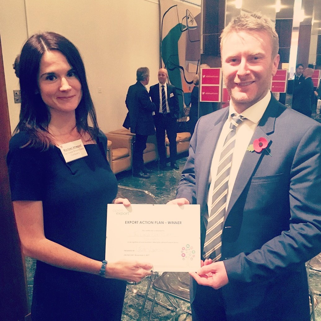 We're delighted to announce that we won @OpentoExport's Export Action Plan Competition last night! #madeinbritain #childrenswear #ethical