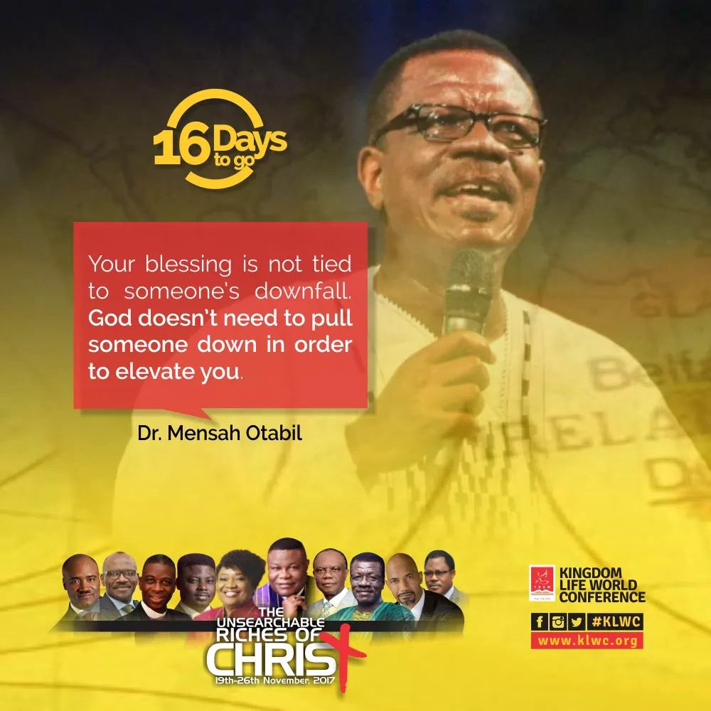 okeomezi's tweet photo. God doesn't need to pull someone down to elevate you. Quit thinking that ur blessing is tied to someone's downfall.
#KLWC #CountDown16Days https://t.co/va8Ui7vjtE