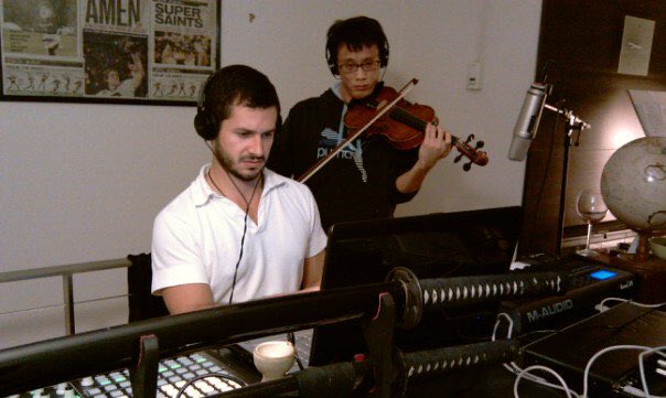 ccrseattle's tweet photo. @vdupew For #TBT, here's DJSE recording Danny Shih for Saints #originstories #indiemusic https://t.co/0Su8s0T1DE