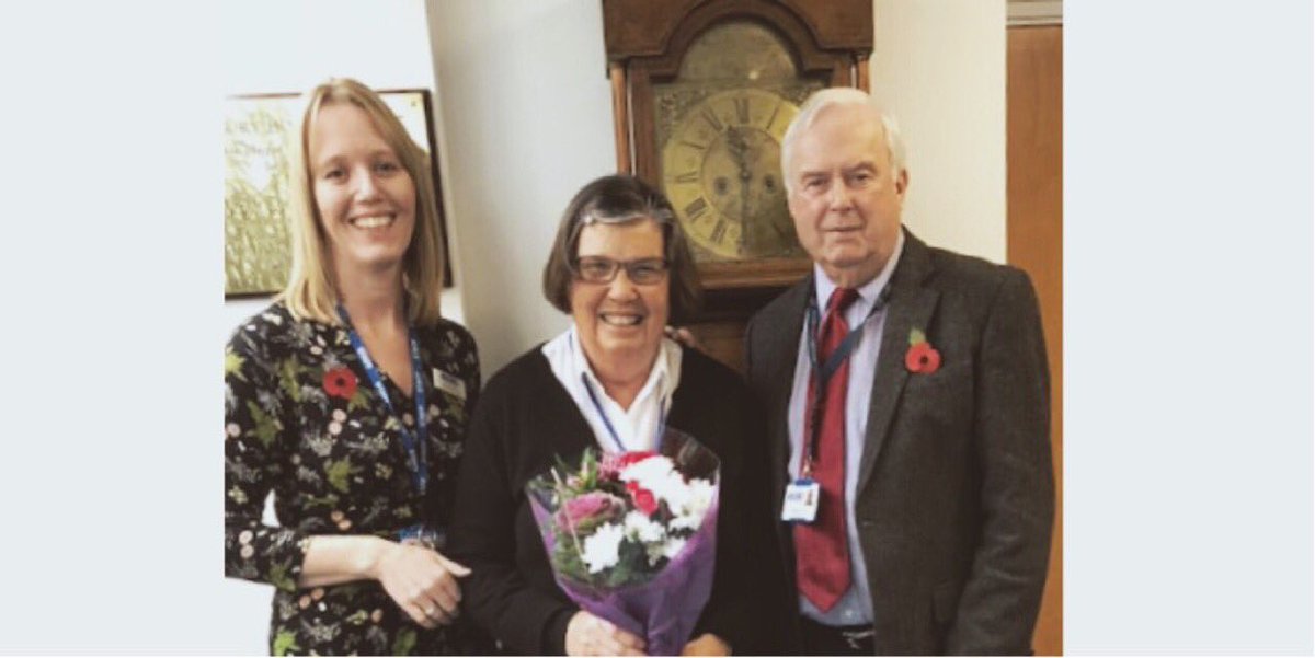 Good-bye &amp; Thankyou Mrs Jean Russell for 23 years of volunteering at Tetbury Hospital. facebook.com/TetburyHospita…