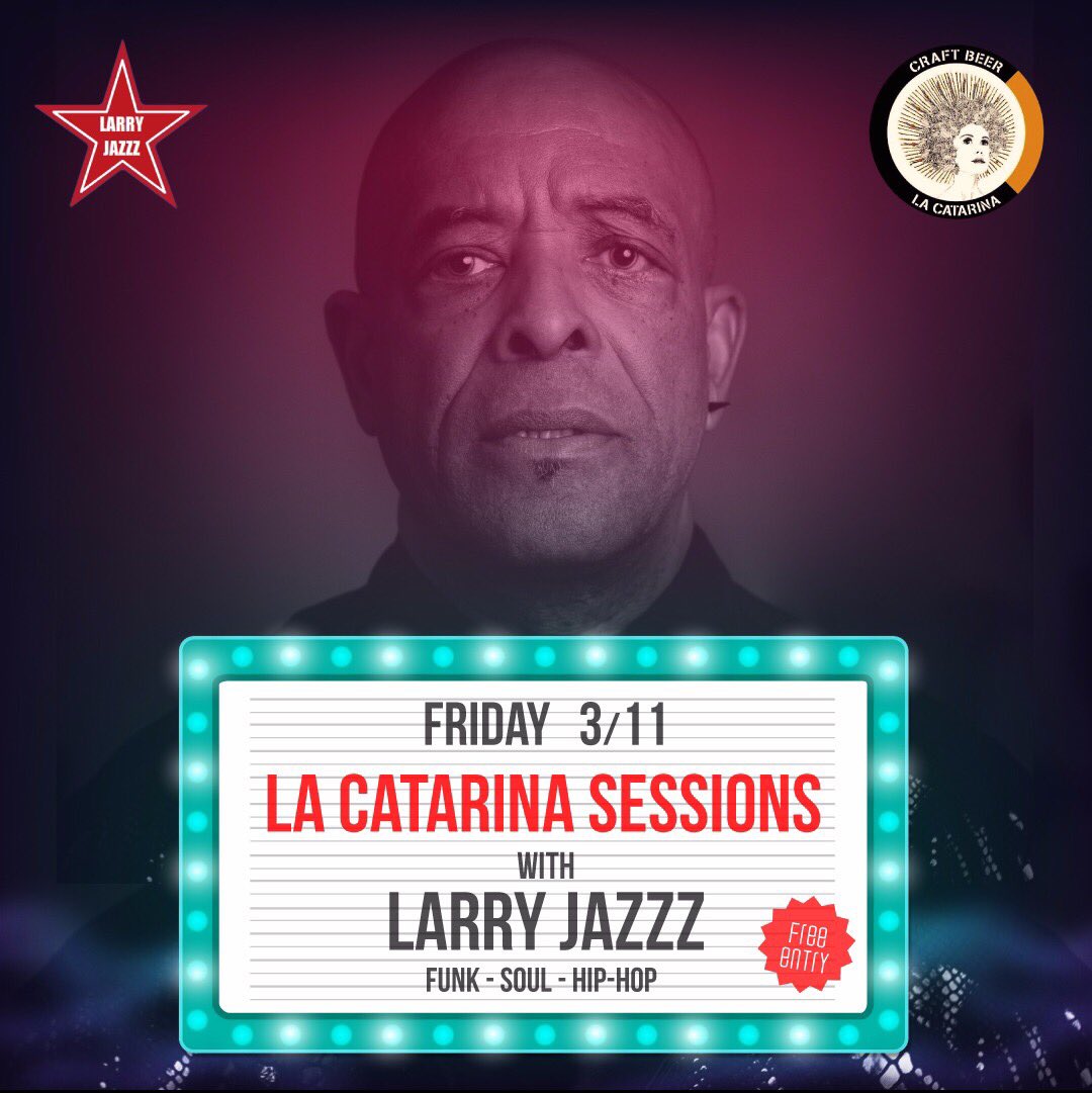 LarryJazzz's tweet photo. The LA CATARINA SESSIONS continue tonight from 22.00
#larryjazzz #lacatarina #costadelsoulfamily #funkygetdown #funksoulboogiehiphop *L* https://t.co/wDceUhqN7v