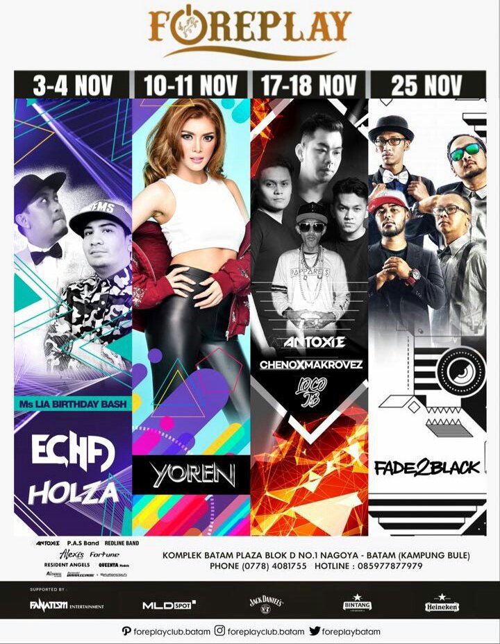 foreplay club #batam tonight &amp; tomorrow! leggooowww ;)