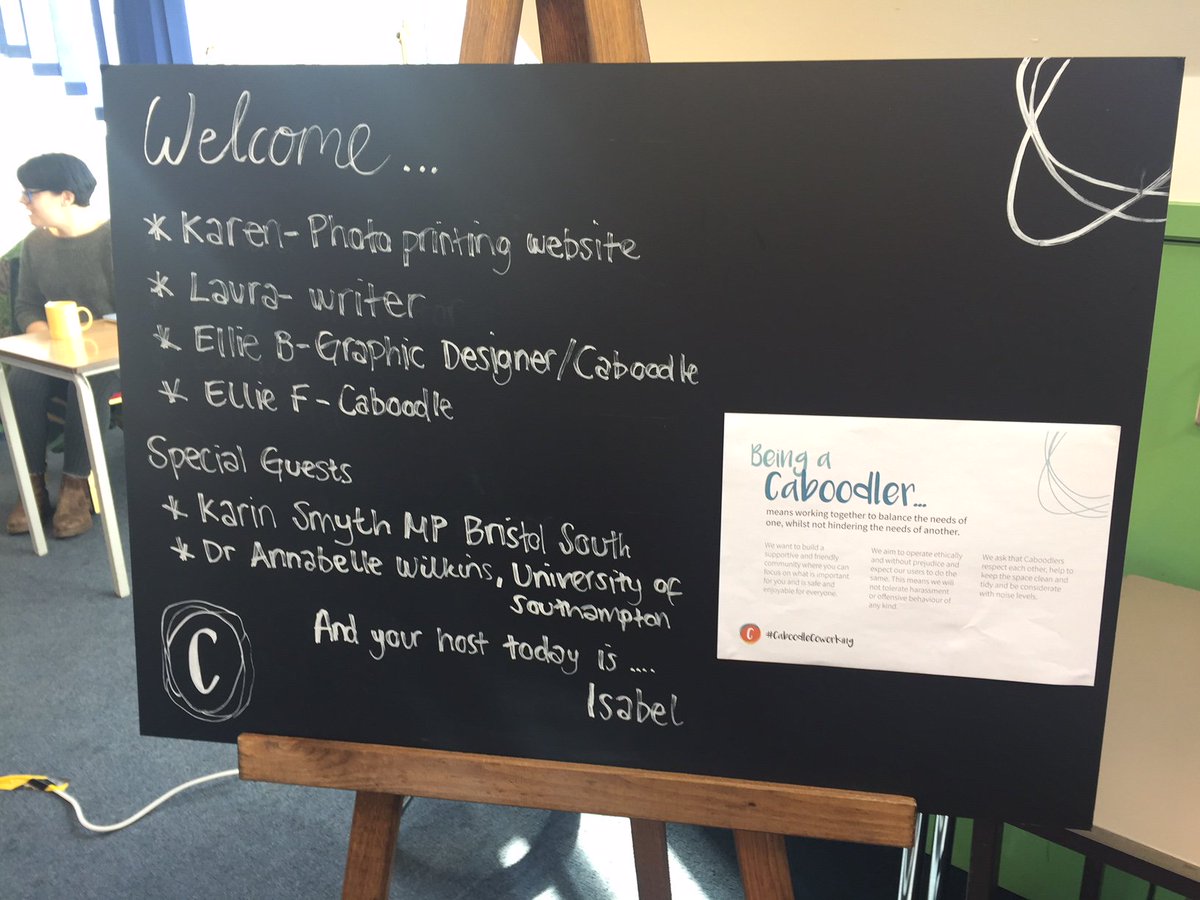 Wondering who you might meet at Caboodle? We have a varied and exciting range of #hotdeskers each Monday.