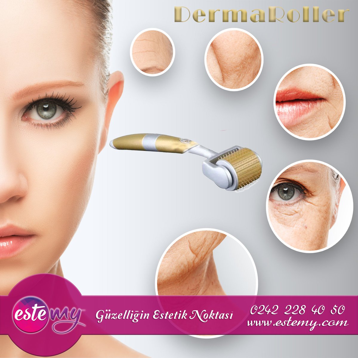 Dermaroller Mucizesi!
estemy.com - Güzelliğin Estetik Noktası
#estemy #güzellik #dermaroller #epilasyon #bölgeselzayıflama #ciltbakımı #karbonpeeling