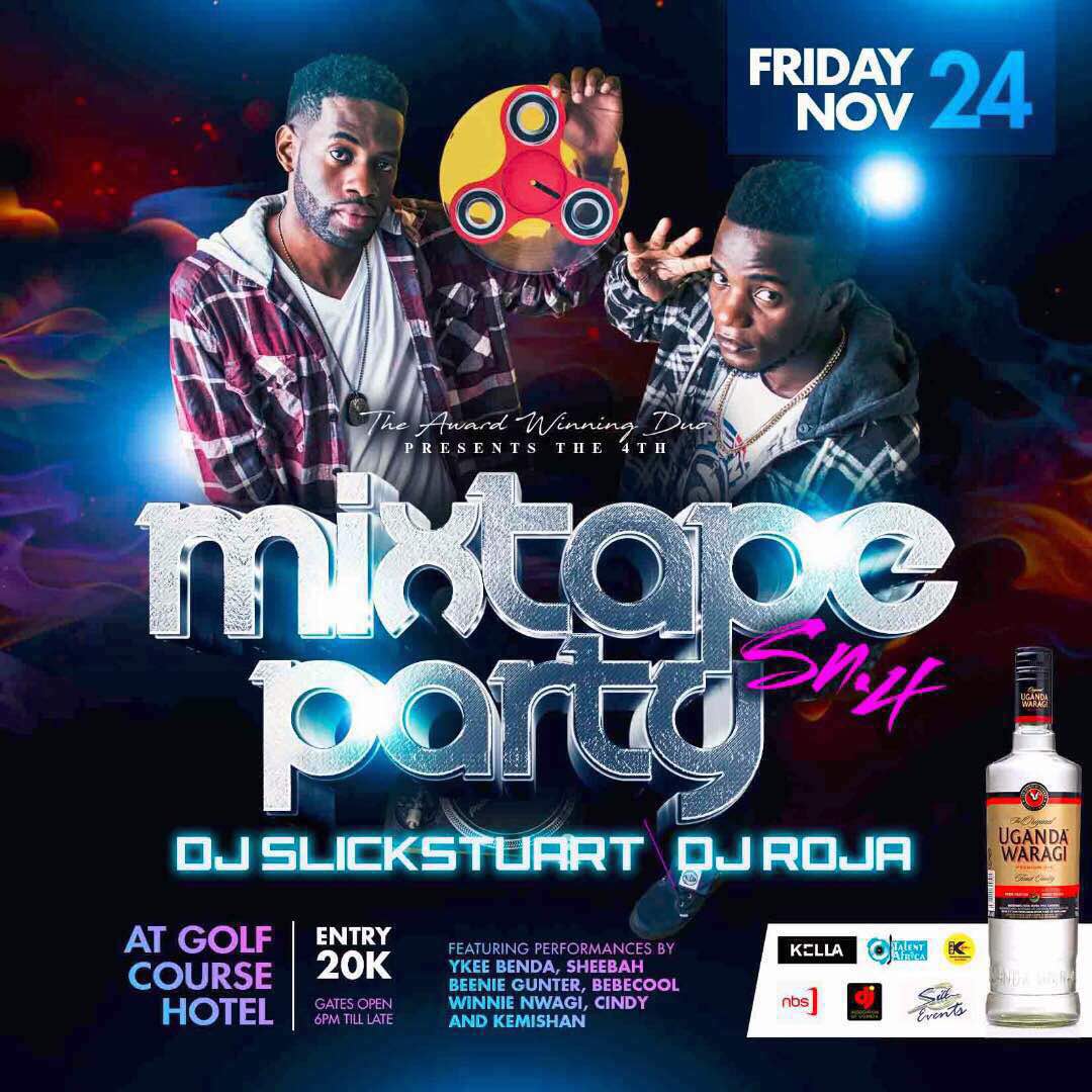 DjRockyUg's tweet photo. #24thNov2017 MixTapeParty
support @RojaDj @djSlickStuart π₯π₯ https://t.co/9N8crBJGCV