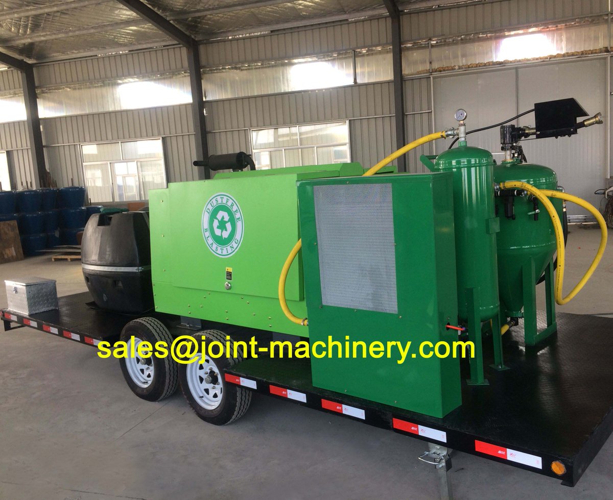 jointmachine's tweet image. db800 mobile dustless blasting machine