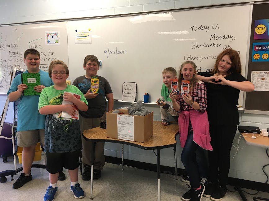 GayleOng's tweet image. TODAY @ 5AM/6AM: Bradford Central School helps out one school impacted by Hurricane Harvey #HowCoolisYourSchool #18NewsToday