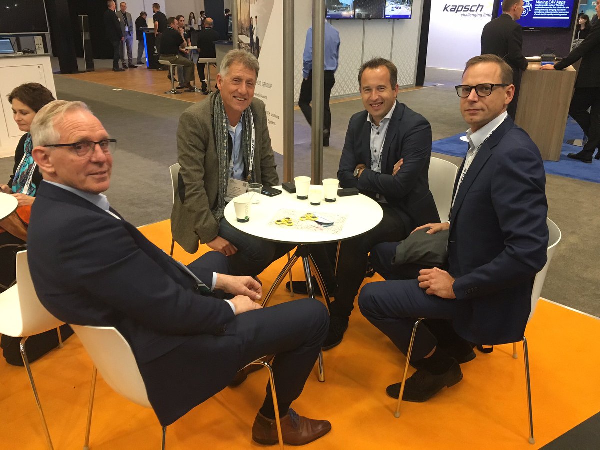 freekvandervalk's tweet photo. After 4 days #ITSWC2017 @montreal @swarco going home with the European Innovation Award for @TalkingTraffic as part of @BeterBenutten @IenM https://t.co/bBjeOWiKuz