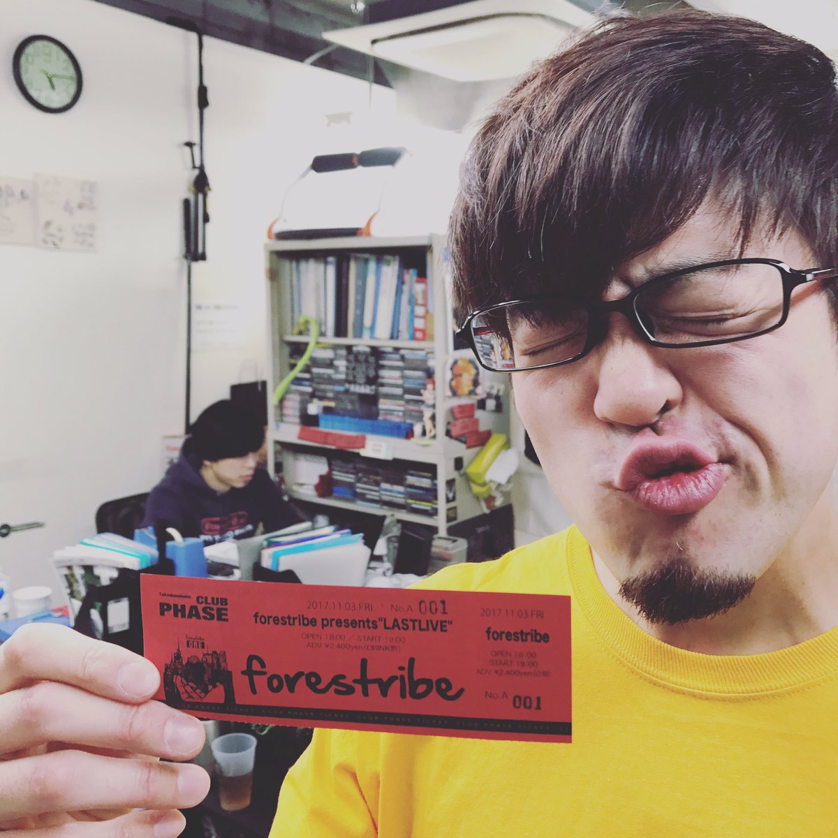 chakibono's tweet photo. 映画部、部長の晴れ舞台!
チケットレアな感じにしてみました。みんなで伝説の夜にしよう
#forestribe
#LASTLIVE
#高田馬場CLUBPHASE https://t.co/IB1Oflf3af