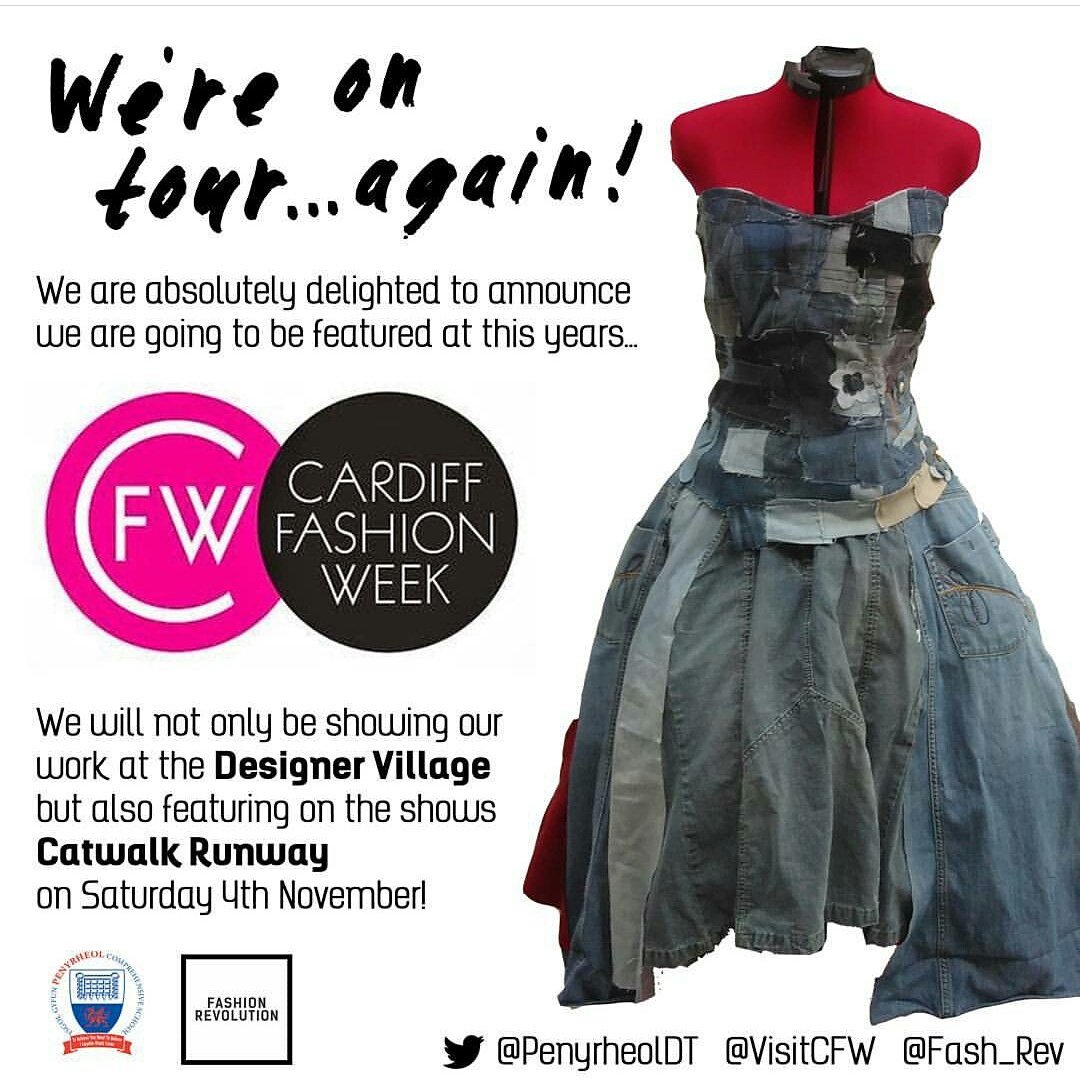 penyrheoldt's tweet photo. 1 more sleep until we see our #Haulternative #EcoFashion @Fash_Rev #afterSchoolClub designs at @VisitCFW #CardiffFashionWeek #CFW17 #CFW https://t.co/uwzWSN0HG9