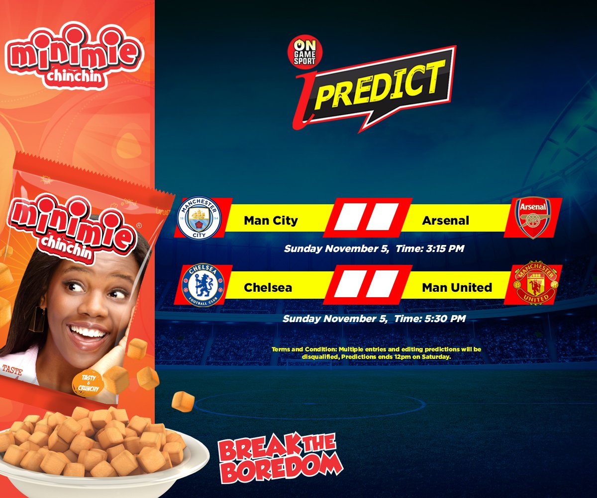 ongamesport2's tweet photo. N6,000 CASH Plus 5 CARTONS OF Minimie Chinchin up for Grabs this week - RAFFLE DRAW on all the platform https://t.co/PopXiMPYqZ