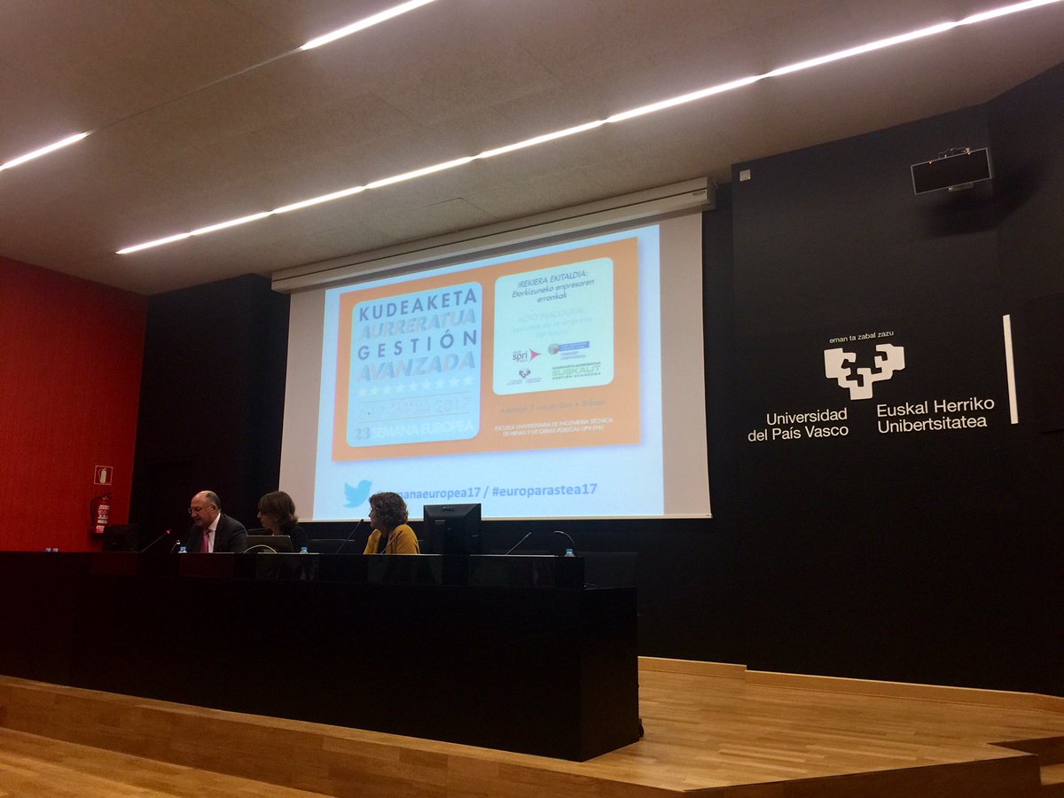 Ya ha comenzado la 23 Semana Europea de la Gestión Avanzada con <a href="/Sisteplant/">Sisteplant</a> y <a href="/AsantiagoAna/">Ana Santiago</a>  en la mesa redonda #europarastea17