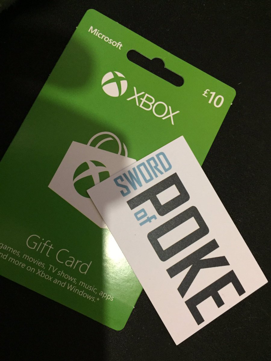 SwordofPoke's tweet photo. Follow, like and retweet for a chance to win an Xbox gift card in Novembers giveaway! https://t.co/kqZwHD1plB