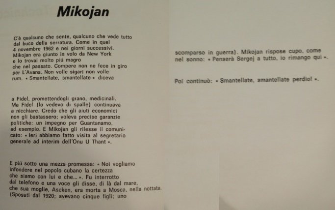 mickybrescia's tweet photo. @diconodioggi 
come in quel 4 novembre 1962

Emilio Isgrò, Mikojan, da "Uomini &amp;  donne", edizioni Sampietro, 1965 https://t.co/pj8SPg4iF6