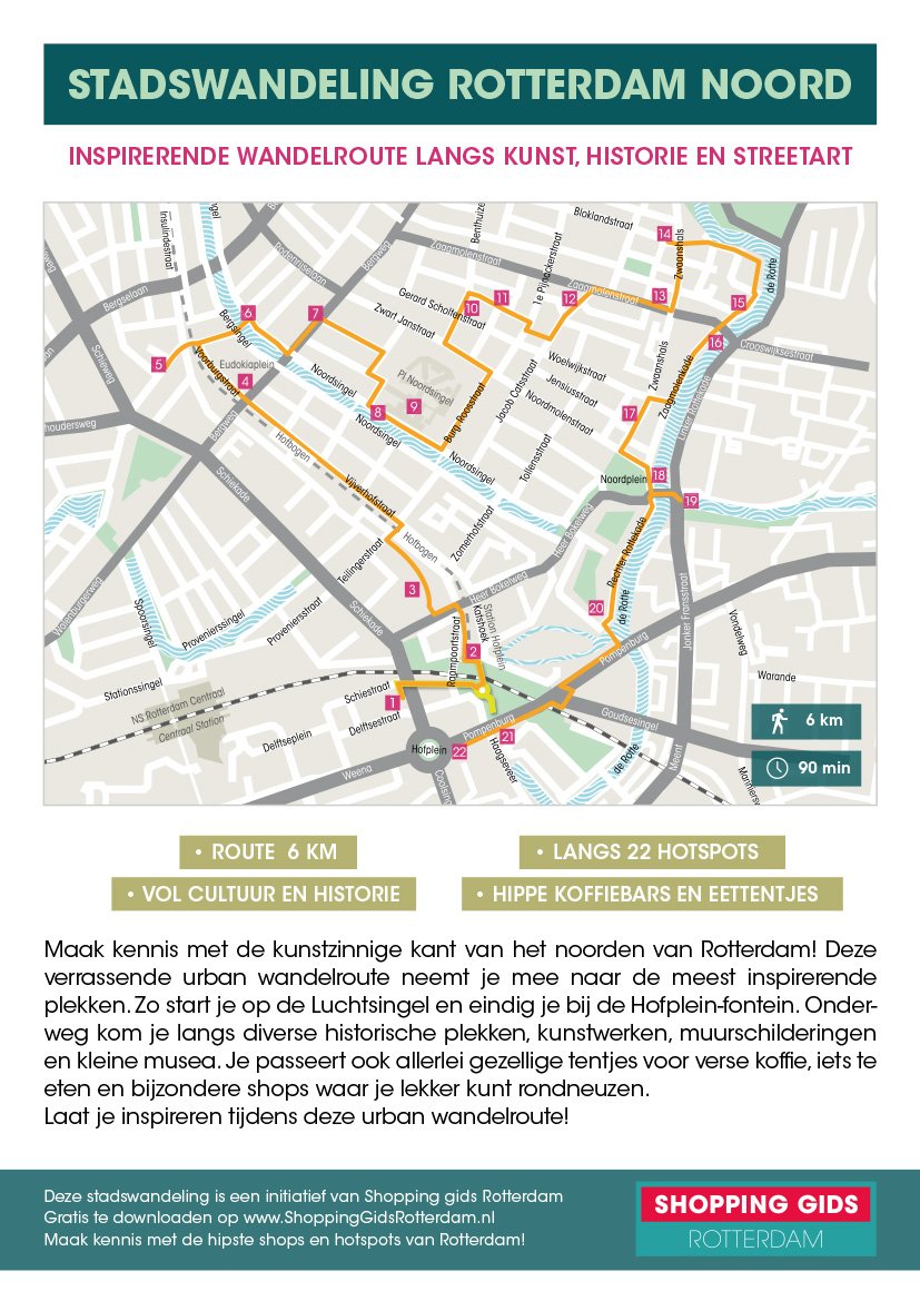 Nieuwe Stadswandeling door Rotterdam Noord. Langs kunst, historie en streetart. #stadswandeling #art download gratis bit.ly/2z960Qx