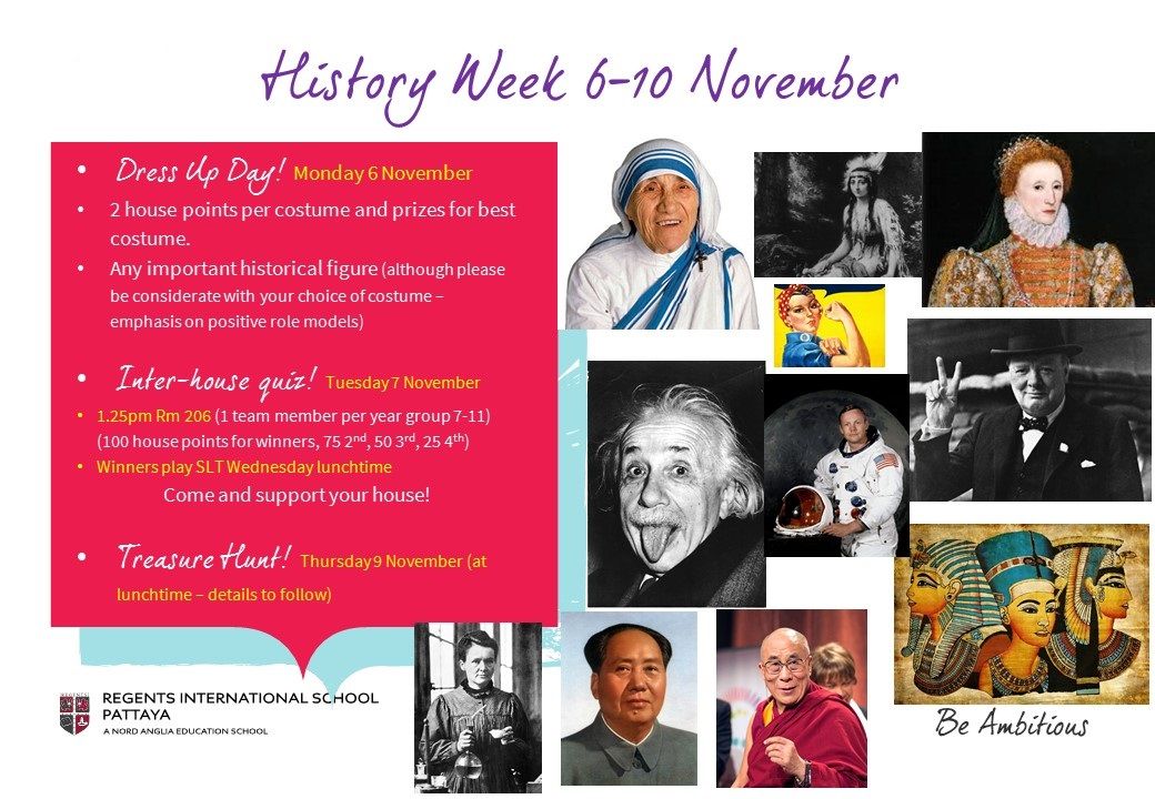 RegentsSchool's tweet image. History Week for the Secondary school begins next Monday. #GoRISPSecondary #GoRISPHistory