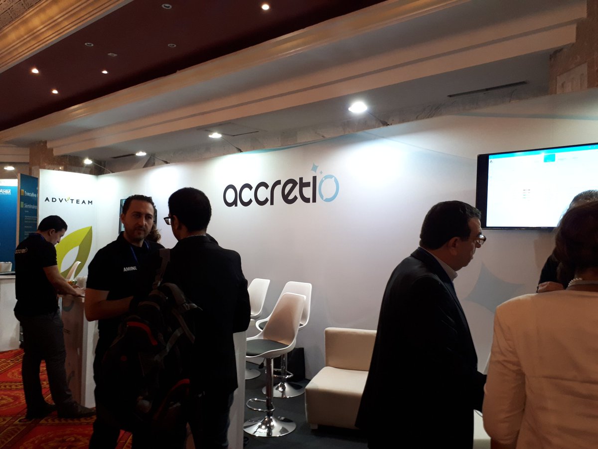 Accretio_dw's tweet photo. La #transfodigitale des entreprises au coeur du salon #MedRH en Tunisie https://t.co/BVDOcWVlrp