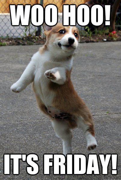Retweet if you have that Friday feeling!
