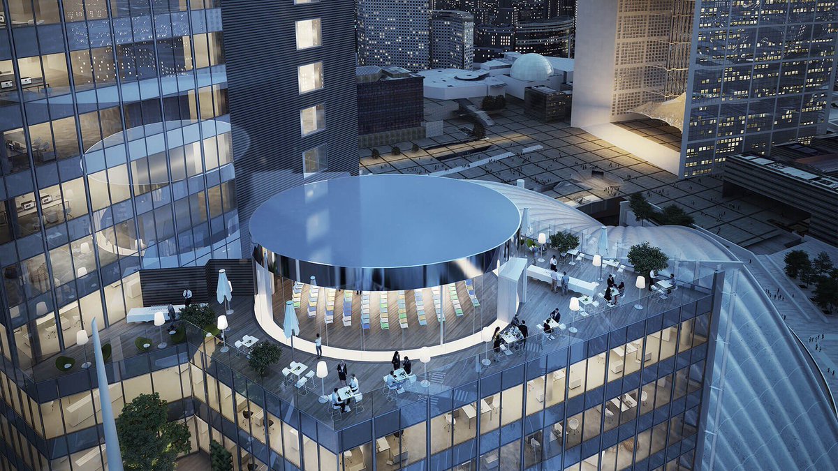 Joelle_CR's tweet photo. Première pierre de la Tour Trinity, véritable liaison urbaine entre #Puteaux et Courbevoie symbolisée par ces arbres . https://t.co/FX51mcZexy