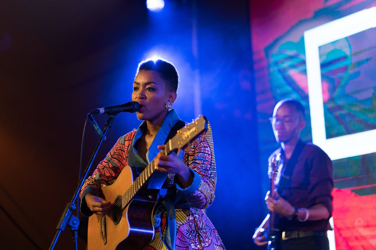 Prosper4Africa's tweet photo. Beautiful performance by the talented @BeritaAfroSoul to wrap up day 2 of #ALN2017 & #AAE2017 gala dinner. What will today's evening bring? https://t.co/82BMh2PJwQ