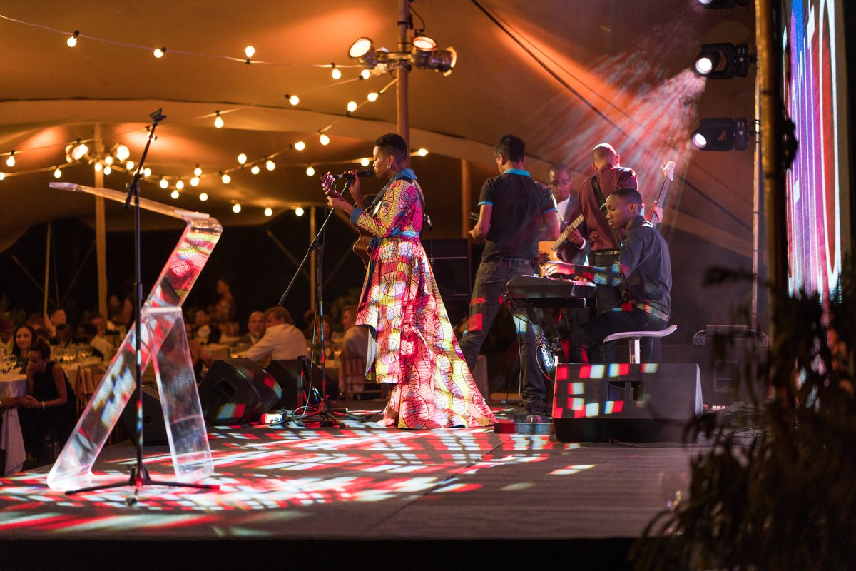 Prosper4Africa's tweet photo. Beautiful performance by the talented @BeritaAfroSoul to wrap up day 2 of #ALN2017 & #AAE2017 gala dinner. What will today's evening bring? https://t.co/82BMh2PJwQ