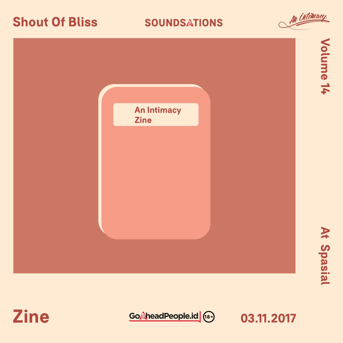 Penonton yang sudah membeli tiket bisa menunjukkan poster dan zine untuk ber-photobox. Ayo ajak teman-temanmu! #AnIntimacy
