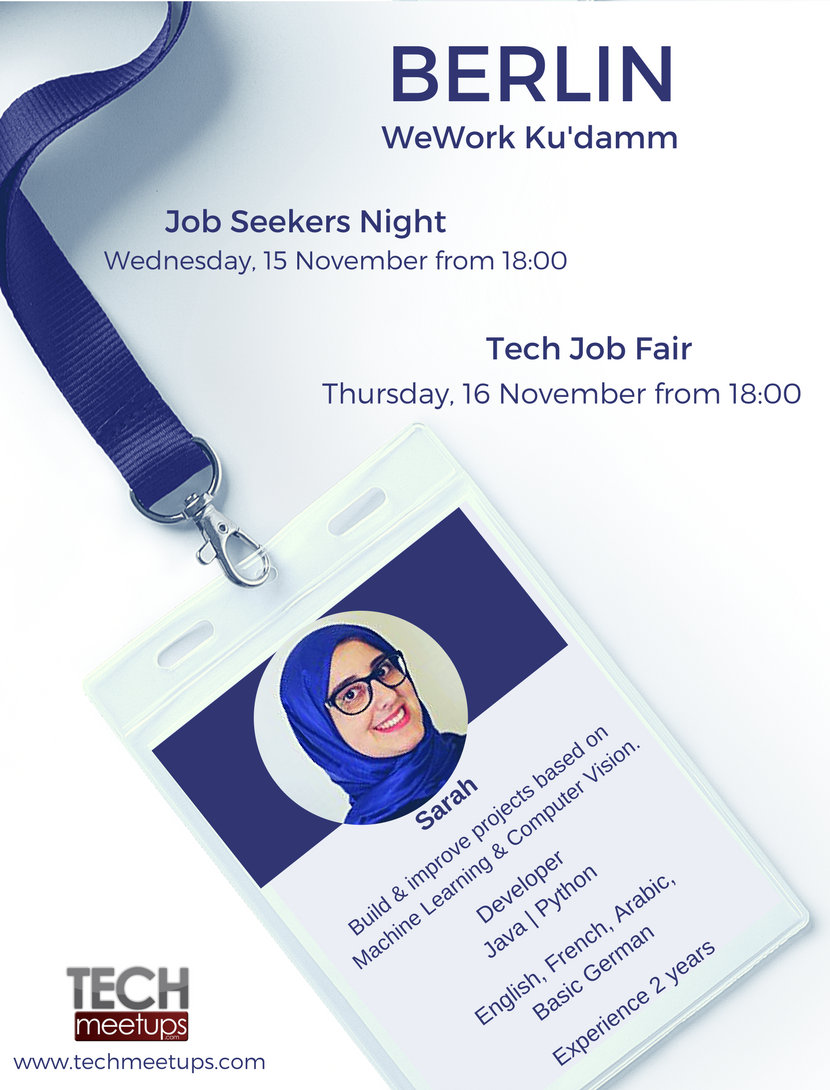 ViennaTechMeet's tweet photo. Need a software engineer with passion for machinelearning? 
Hire Sarah, an enthusiastic teamplayer who loves to make her hands dirty with AI https://t.co/iBjFDxzT16