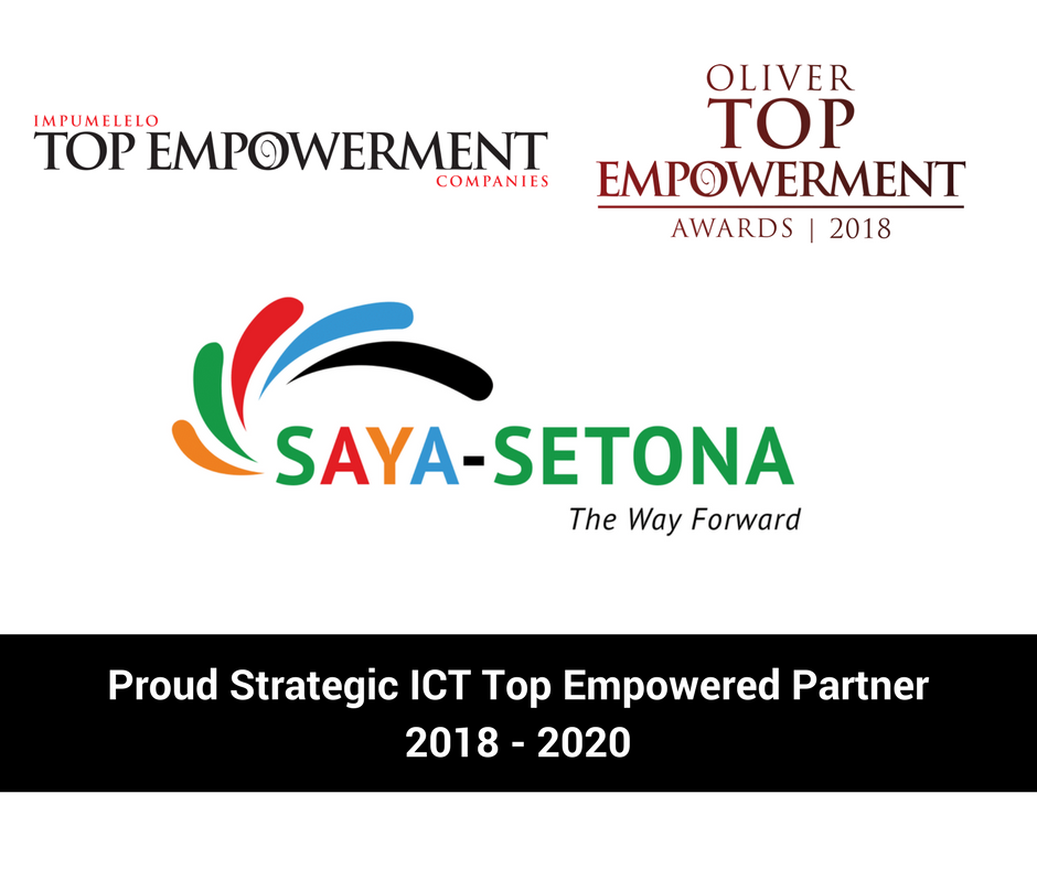 TopEmpowerment's tweet photo. Excited to partner up with @SayaSetona who will be coming onboard as a Strategic ICT Top Empowered partner 2018 - 2020. #topempowered https://t.co/JsvHyoo1kc