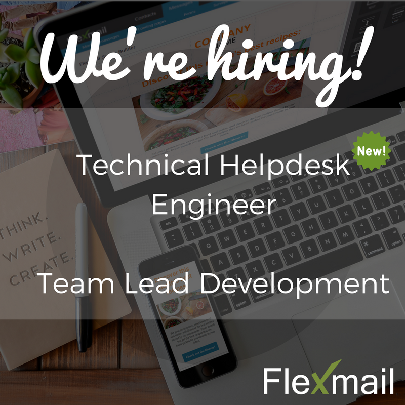 flexmail_be's tweet image. Op zoek naar een nieuwe uitdaging? Wij zoeken een Technical Helpdesk Engineer
flexmail.be/nl/jobs-techni…
#emailmarketing #vacature #joinnow