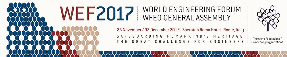 #WorldEngineeringForum17 a Roma dal 26/11 l’ingegneria parla al mondo. Consulta il programma 👉👉  wefrome2017.com/wef2017-progra…