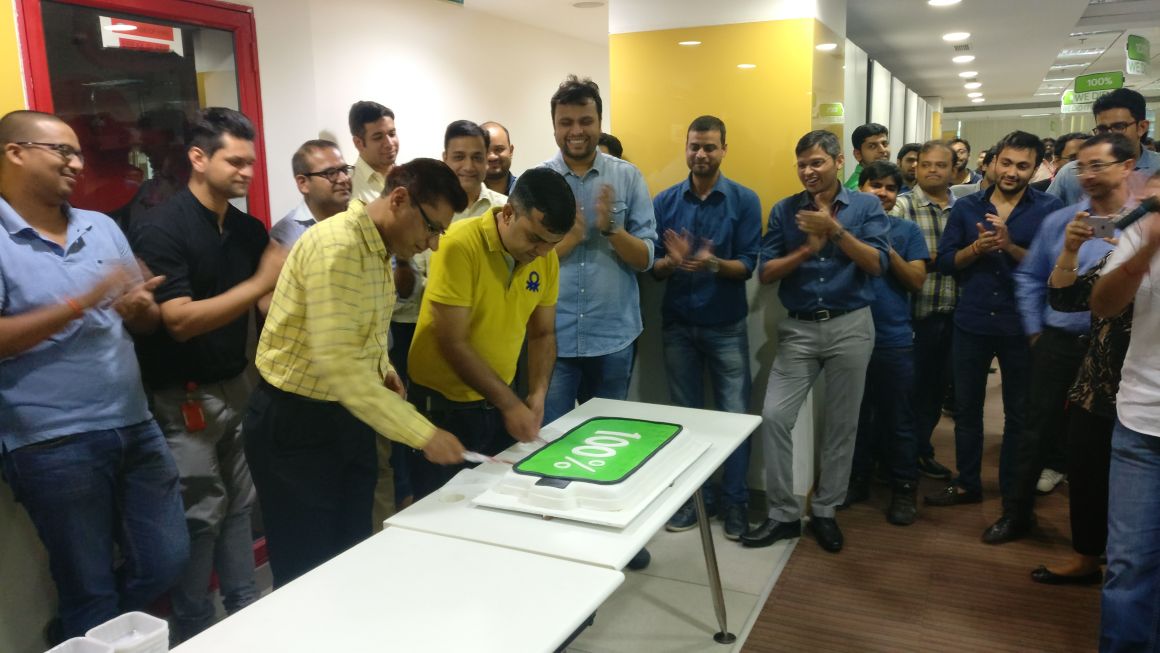 Awesome celebrating success with the team <a href="/snapdeal/">Snapdeal</a> !