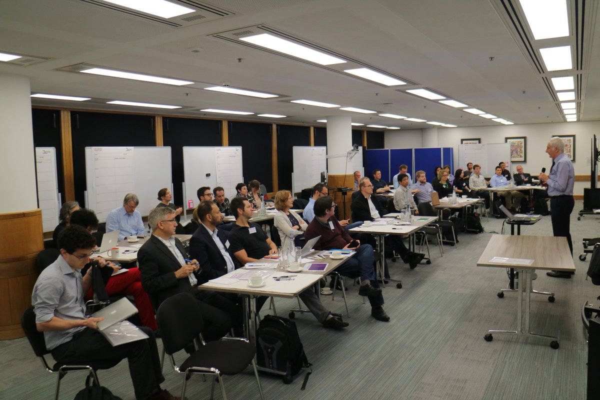 DigitalUoM's tweet photo. Now that the network is assembled, it's time for the Introduction by Professor Chris Taylor. @EPSRC @turinginst #UKHDAN https://t.co/McSkil6njh