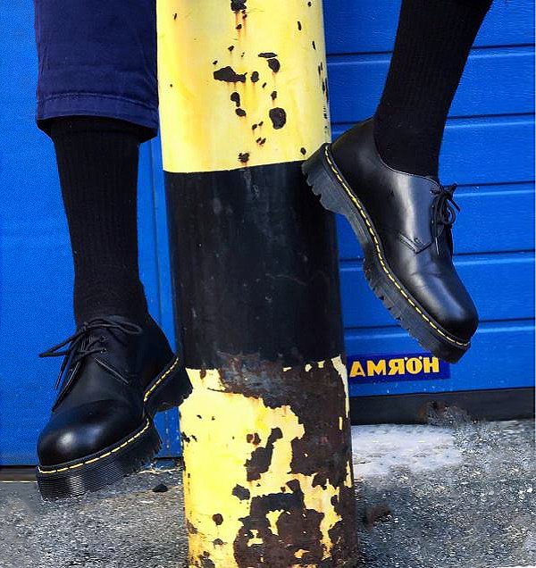 dr martens 1461 bex black