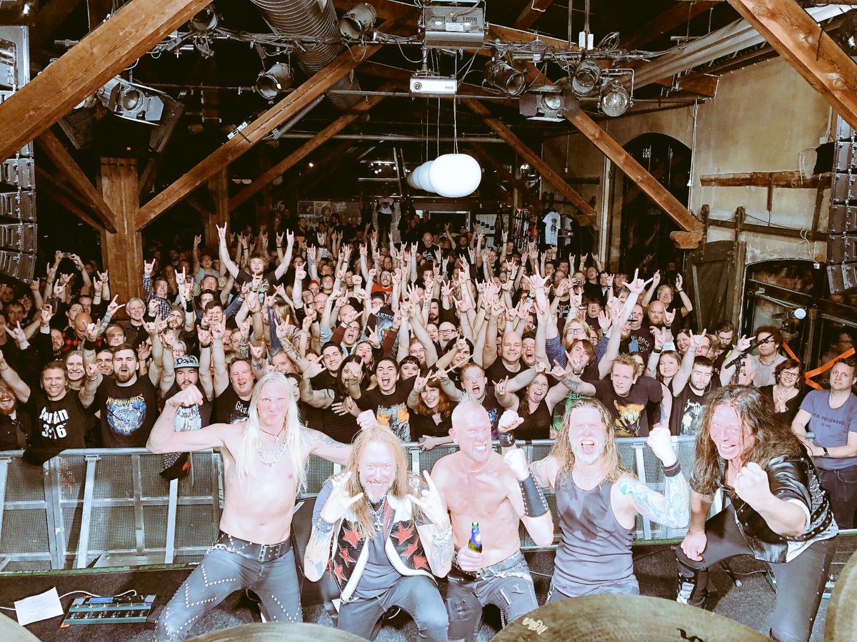 HammerFall's tweet photo. Tack, Uppsala, ni var helt enkelt fantastiska!
#BuiltToTour2017 https://t.co/PC1BAIP94M