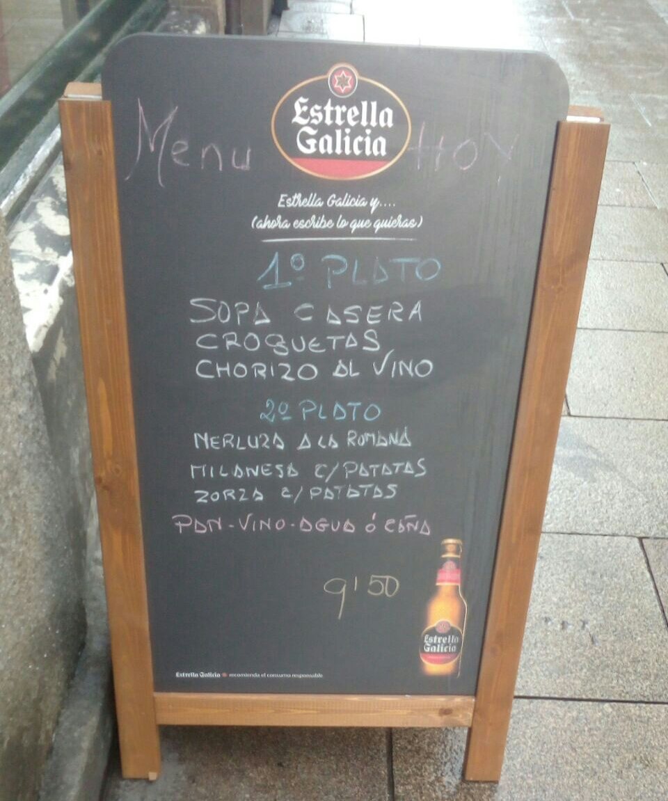 BarParis_Ponte's tweet photo. Menú del día! #Viernes https://t.co/JOOMvAohHL