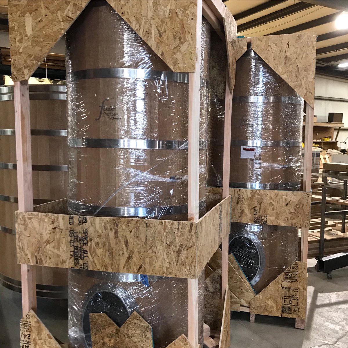 KingCanaryBeer's tweet photo. Just got word that our foeders are locked and loaded, ready to ship. One more puzzle piece on the board!
#kingcanarybrewing #foedercrafters https://t.co/0P5vM8PWTx