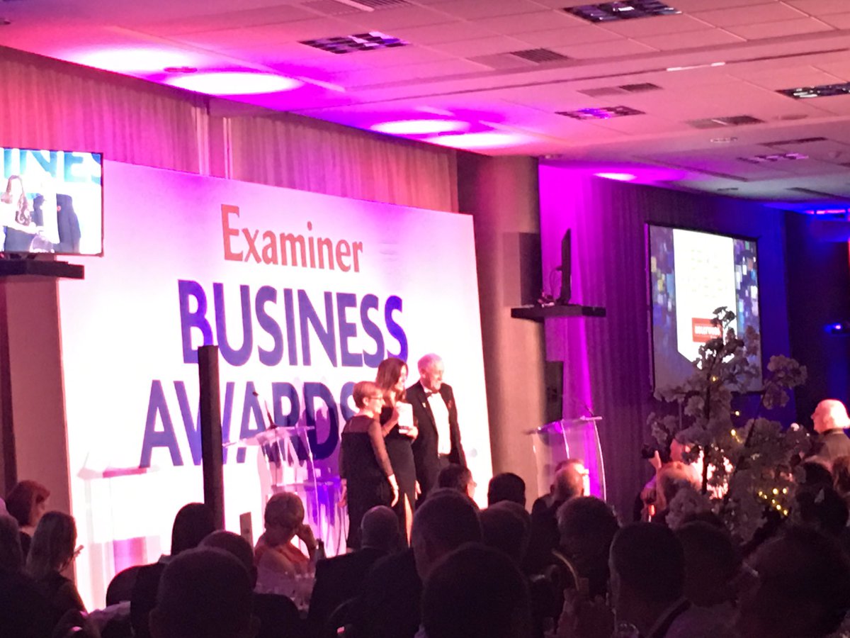 1017marketing's tweet photo. Congratulations to all the winners at last nights @ExaminerAwards! Great night! #EBA17 #huddersfield https://t.co/qDZoANoRLe