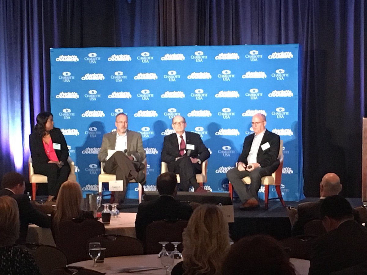 kristensetzer's tweet photo. Talking #clientexperience @CLTChamber #cltsummits Dr. Frank Bonner @gardnerwebb Anthony DeFurio @Carolinas Tim Rogers @continentaltire https://t.co/rjPauTZZub