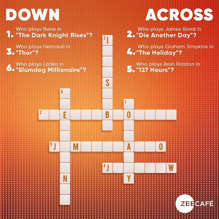 #CONTESTALERT:
Solve this #RatedH crossword using #RatedH, and 5 lucky winners could WIN Zee Café bags.

T&amp;C: bit.ly/Contest2TnC