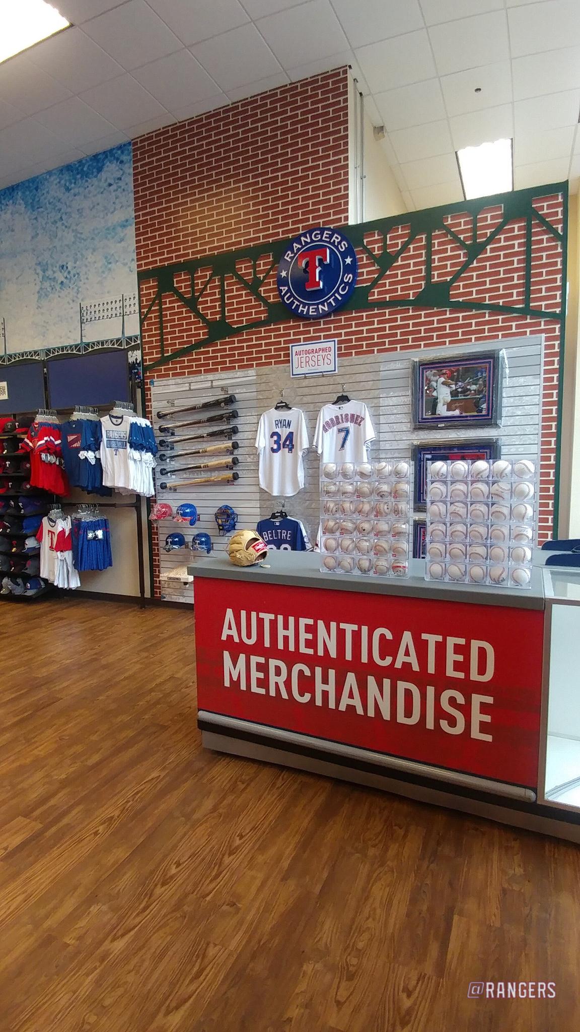 Texas Rangers on X: Get 2⃣0⃣% off all authenticated merchandise