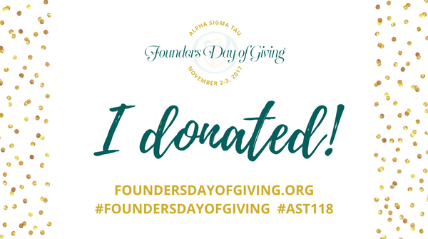 alphasigmatau's tweet photo. The support of Sisters celebrating 118 years of AΣT at https://t.co/OR4tZe1F7q is incredible! RT if you've donated! #foundersdayofgiving https://t.co/02iK9a1MMZ
