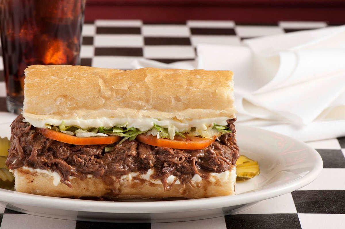 AcmeOyster's tweet photo. How many napkins will you use on #NationalSandwichDay? #FunWithSeafood #EatRoastBeef https://t.co/VE5Nlu9lQn
